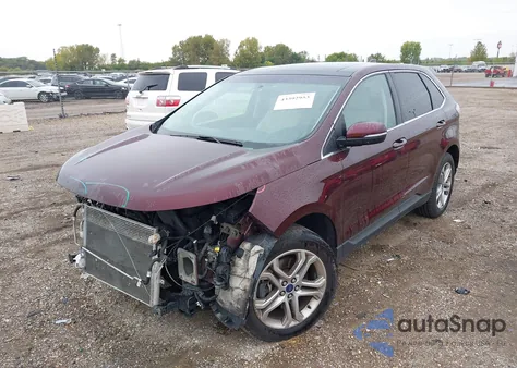 2017 Ford Edge Titanium z USA, uszkodzony, nr VIN 2FMPK4K86HBC28769